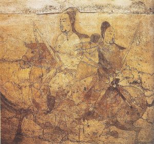 Jeźdźcy na koniach - Północna dynastia Qi